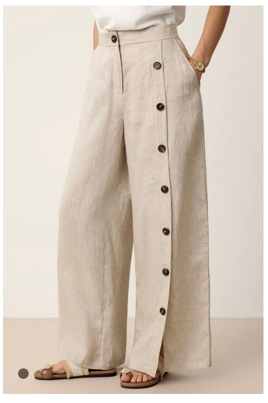 Draped Dhoti Pants - Beige