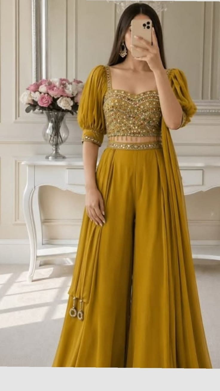 Cocktail Lehenga - Wine Maroon view 4